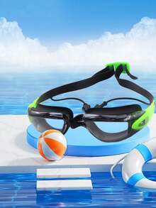 Swimming Goggles For Pool, High Definition, Waterproof, Anti-Fog, Suitable For Men And Women, Equipped With Integrated Waterproof Earplugs, Compact Swim Goggles - Multicolor - View 6