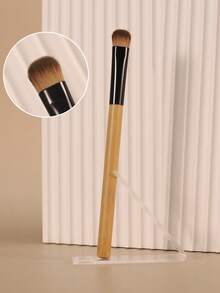 1/3pcs Of Soft Eye Makeup Brushes,Handle Made Of Bamboo,Including Eye Shadow Brush, Fluorescent Brush, Daubing Brush, Fine Brush Hair Eye Shadow Makeup Tools - Coffee Brown - View 11