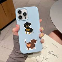 60pcs Dachshund Stickers, Waterproof Vinyl Stickers For Water Bottle Laptop Phone Skateboard Bike Luggage Guitar Decor - Multicolor - View 2