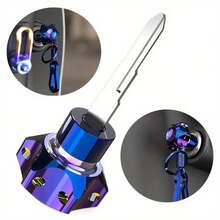 Housse de protection pour tête de clé de moto, Coque de clé de moto - Matériau en alliage d'aluminium, Accessoires de moto tout-terrain, Facile à installer - Multicolore - Voir 3