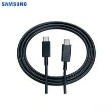 Samsung Dual USB-C Interface 3A Data Cable Global Version EP-DA705 Length Is 1M Support 60W/45W/25W Charger Suitable For Smart Phones, Tablets And Laptops - Multicolor - View 3