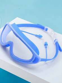 Kính bơi người lớn chống nước, chống sương mù, độ nét cao, tích hợp nút bịt tai. Kính bơi unisex chống nước, chống sương mù, độ nét cao, có thể điều chỉnh độ cận, bộ mặt nạ lặn và kính bơi gọng lớn. - Nhiều màu - Xem 4