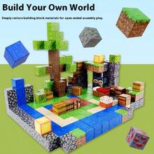 Adult Lava Forest Magnetic Building Blocks, Friends Gathering Interactive Toy Fun Board Game Gift Choice, Fantasy Landscape Building Toy Leisure Creative Building Blocks - Multicolor - View 4