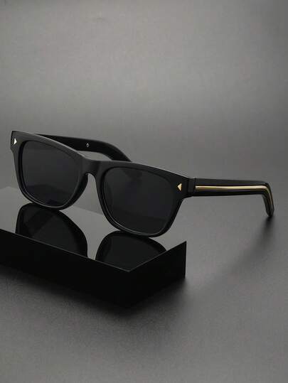 1 chiếc kính thời trang gọng vuông kiểu dáng Y2K, chống tia UV, thích hợp cho mùa hè, đi biển, du lịch, dự tiệc, món quà tuyệt vời và sử dụng hàng ngày cho nam giới.