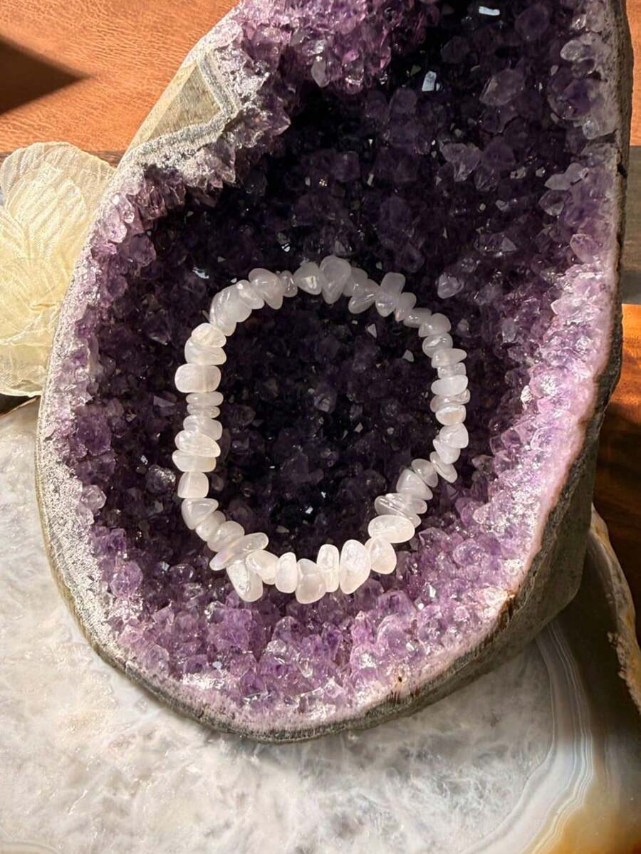 1 chiếc vòng tay đính hạt thủ công đa năng, kiểu dáng bất đối xứng, thanh lịch và tinh tế. - Một cỡ - Xem 1