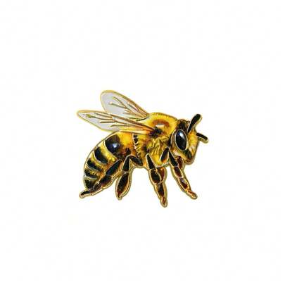 Bee Enamel Brooch Pin Fashion Decorative Brooches Ornaments Lapel Bag Badges Jewelry Gifts Gifts For Mother, Father, Graduation, And Teacher