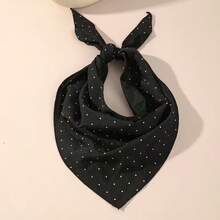 1 chiếc băng đô tam giác chấm bi, phụ kiện tóc thời trang tối giản, khăn tam giác unisex, quà tặng và phụ kiện hàng ngày. - Nhiều màu - Xem 14