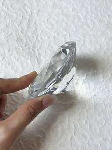 80MM Glass Crystal Nail Art Display, Transparent Diamond Shape For Hand Model Photo Shooting Tool - Multicolor - View 4