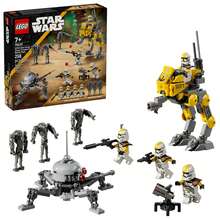 LEGO Bộ xếp hình Star Wars: Đồ chơi lắp ráp dành cho bé trai và bé gái, bộ đồ chơi nhập vai cho trẻ em, phù hợp cho trẻ từ 7 tuổi trở lên, quà tặng sinh nhật. - Nhiều màu - Xem 4