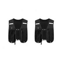 3/2/1pc Outdoor Hiking Backpack, Outdoor Cycling Backpack, Cross-Country Running Hiking Backpack Vest, Lightweight Women's Sports Vest (Multiple Colors Available), Multifunctional Lightweight Storage Equipment Women's Chest Bag, Convenient For Carrying Water Bottles And Phones During Exercise, Unisex Sports Vest, Fitness Hiking Running Gear, Phone And Water Bottle Storage Backpack, - Adjustable Shoulder Straps, Zippered Compartments, Mesh Back Design, Suitable For Running, Hiking And Fitness - Black, Breathable, Selected Camping Equipment. - Multicolor - View 14