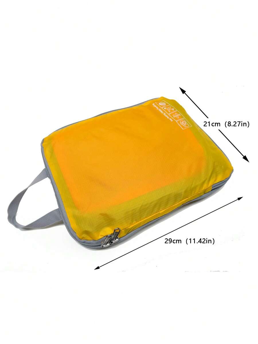 Bộ 4 túi đựng đồ vệ sinh cá nhân du lịch unisex, túi gấp gọn đựng đồ lót, túi đựng mỹ phẩm, túi đựng giày, tiện lợi khi đi du lịch. - Nhiều màu - Xem 1