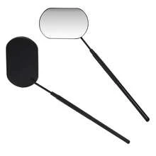 1pc Square Inspection Mirror, Multi-Purpose Portable Makeup Mirror, Christmas Beauty Tool, Black - Black - View 10