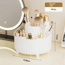 1 hộp đựng đồ trang điểm xoay 360 độ, hộp đựng cọ trang điểm đa chức năng, hộp đựng sơn móng tay, son môi, son bóng, tinh dầu, hộp đựng đồ dùng văn phòng phẩm dung tích lớn, hộp đựng điều khiển từ xa, quà tặng Ngày của Mẹ/Ngày lễ. - Nhiều màu - Xem 9