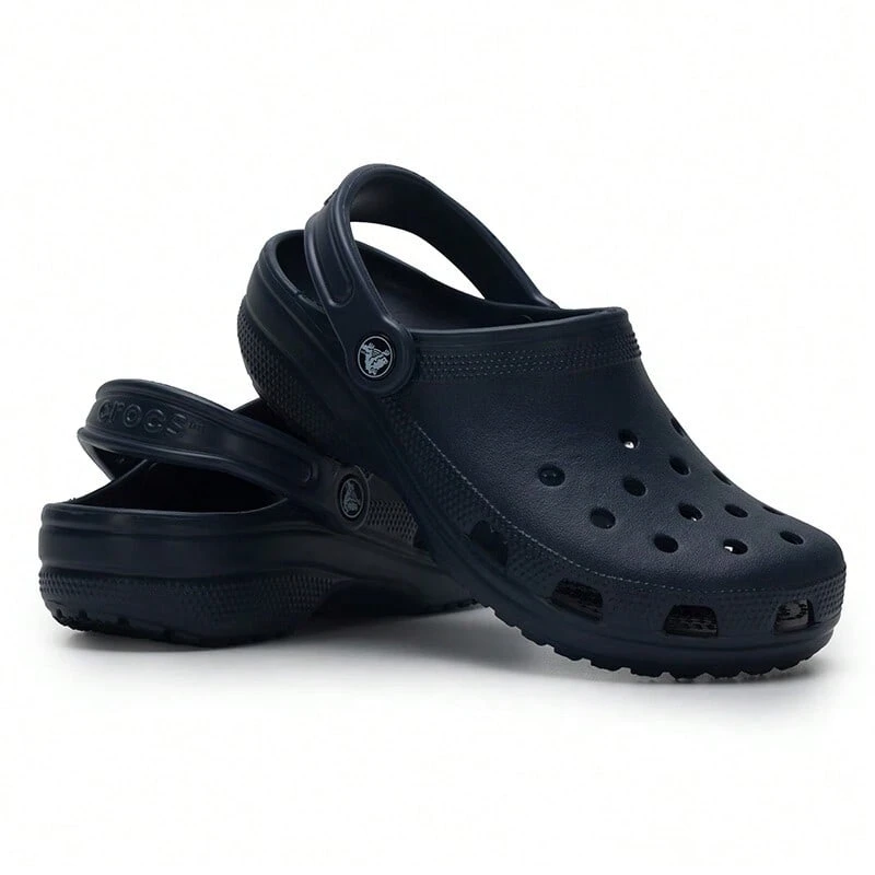 Crocs 镂空木屐 男女通用沙滩运动木屐，款式 10001-410 - 藏蓝色 - 查看 1