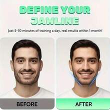1pc Facial Exerciser Tool, Sculpt Attractive Jawline, Exercise Facial Muscles, Unisex - Multicolor - View 9