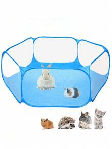 1 pieza Parque de ejercicio portátil para animales pequeños, Carpa de burbuja plegable para hámster para exteriores, Color aleatorio - Unitalla - Ver 10