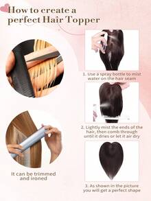 Penutup Rambut Jepit Tak Terlihat dengan Poni, Fiksasi Aman Multi-Jepit, Ringan, Penambah Volume Tanpa Sambungan, Tampilan Alami, Cocok untuk Perjalanan Sehari-hari, Pesta, Pernikahan, dan Acara Lainnya, Aksesori Rambut Dewasa yang Elegan dan Percaya Diri - MultiWarna - View 9