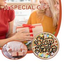 1片格子图案英文短语熨烫刺绣贴片，熨烫刺绣装饰，布料工艺缝纫刺绣贴片，适用于男士帽子、服装、牛仔裤、夹克 - A - 查看 8