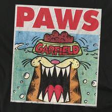 Camiseta de parodia de  Paws Jaws de Popfunk - Negro - Ver 2