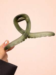 3pcs/1pc Women's 13cm/5.12in Ink Gradient Matte Fashion Back-Of-Head Hair Claw Clip Hair Accessory, Versatile, Elegant & Minimalist, Suitable For Daily, Casual, Party, Beach, Vacation, Hairstyle Design, Face/Hair Washing, Makeup, Clothing Accessory, Spring Hair Claw, Summer Hair Claw, Autumn Hair Accessory, Winter Hair Claw - Multicolor - View 8