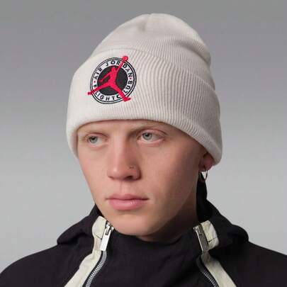 Jordan U J PEAK BEANIE FLT CLUB 男女通用针织帽 IF3500-110
