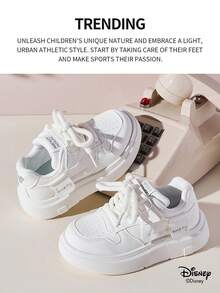 Disney 一双正版米奇儿童鞋，适合日常穿着、节日庆典、运动和户外活动。舒适、防滑、透气（男童运动鞋、男童休闲鞋、儿童运动鞋、女童运动鞋、女童休闲鞋） - 白色 - 查看 2