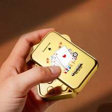 1pc Trending Texas Poker Finger Spinner Fidget Toy, Mechanical Rotation Stress Relief Toy - Multicolor - View 5