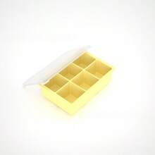 6-Cavity Silicone Ice Cube Tray, Large Square Ice Mold With Lid, Silicone DIY Ice Maker For Home Use - Multicolor - View 18