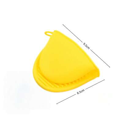 Găng tay silicon dày dặn chịu nhiệt, găng tay chống trơn trượt dùng cho lò nướng, lò vi sóng ở nhiệt độ cao, thích hợp sử dụng trong gia đình.