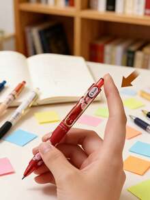 4pcs Retro Rose Ballpoint Pen Set - Smooth Writing, Medium Tip, Black Ink, Ergonomic Design, Cute Stationery Essential For School, Office And Daily Use - Perfect - Multicolor - View 7