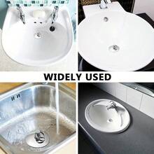 3 Sizes Universal Stainless Steel Faucet Splash Guard, Suitable For Bathtub, Kitchen And Bathroom, With Splash Ring - Silver - View 6