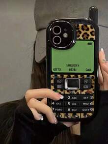 1个全新个性化豹纹印花防摔手机壳，亮面软壳保护套，兼容 17 Pro/17 Air/17/17 Pro Max/16/11/16 Pro/16 Plus/16 Pro Max/16 e/15 Pro Max/13/14/12/XS/XR/7G/8 Plus/14/11/P12/XS - 彩色 - 查看 1