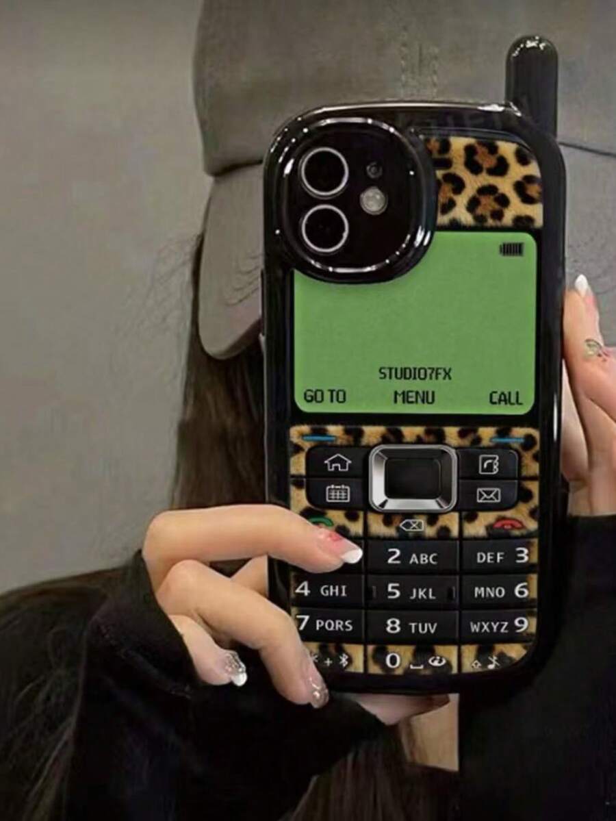 1个全新个性化豹纹印花防摔手机壳，亮面软壳保护套，兼容 17 Pro/17 Air/17/17 Pro Max/16/11/16 Pro/16 Plus/16 Pro Max/16 e/15 Pro Max/13/14/12/XS/XR/7G/8 Plus/14/11/P12/XS - 彩色 - 查看 1