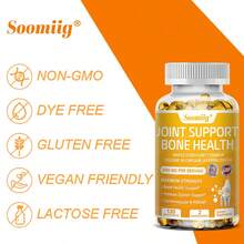 Vitamin D3 And K2 Softgels - A Joint And Bone Health Support Supplement For Men And Women - Contains Chondroitin, Hydrolyzed Collagen, And MSM - 120 Softgels - 1瓶 - 查看 6