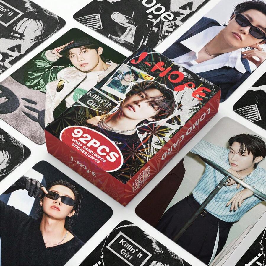 BT/S J-HOPE 郑号锡 LOMO 卡 HOPE ON THE STREET VOL.1 新个人专辑 Killin It Girl MONA LISA SPAGHETTI 回归专辑 ARIRANG SWIM K-Pop 周边 高品质照片卡 粉丝收藏礼物 - 彩色 - 查看 1