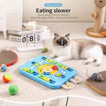 QILP Interactive Dog Puzzle Toy Ow Feeder Enricent Toy For IQ Training And Brain Stimn Mentally Stimting Gift For Large Medium And Small D Pink - 粉色 - 查看 5