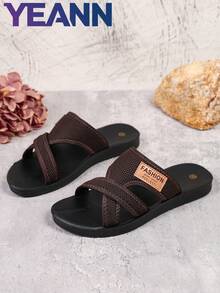 Sandalias planas de verano para mujer, de vacaciones, nuevas, ligeras, con múltiples correas, cómodas y versátiles. Disponibles en negro, marrón y rojo, tallas del 36 al 42 - Marrón - Ver 7