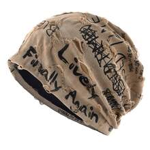 Gorro holgado unisex de unicolor y peso ligero para deportes al aire libre, gorro de invierno para hombres, pañuelo casual de primavera y otoño con estampado de letras para parejas, unisex, muy decorativo. - E382 - Gris oscuro - Ver 9