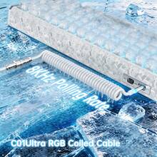 ATTACK SHARK R68HE 60% Wired Rapid Trigger 8K Mechanical RGB Gaming Keyboard With 0.005mm Accuracy,0.08ms Latency,256K Scan,Hall Effect Magnetic Switch,Carbon Fiber+CNC Aluminum Alloy For PC FPS - View 7