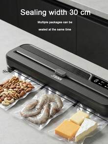 Máy hút chân không tự động, máy đóng gói thực phẩm khô và ướt nhỏ gọn, máy niêm phong nhựa dùng trong gia đình và thương mại, quà tặng lý tưởng cho dịp lễ bảo quản thực phẩm. - Nhiều màu - Xem 10