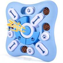 QILP Interactive Dog Puzzle T For Large Medium Small Smart D Squeaky Dog Enricent T Mentally Stimn T For Training Dog Treat Chew Toy Gif For Puppy Ca - Cấp độ 2 Xanh lam - Xem 7