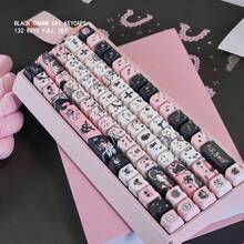 Sweet & Edgy Black Cat MOA Profile Keycaps, Compatible With Mechanical Keyboards - View 7