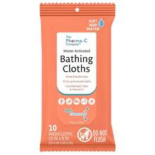 Rinse Free XL Bathing Cloths For Adults Disposable Body Wipes Water Activated Elderly Hospice Camping Wash 10 Count - 1 - Xem 2