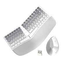 MOFII BOMI 2.4G Wireless Keyboard & Mouse Combo, Full-Size Ergonomic Design, Silent Click, Plug & Play For Office And Home Use, Batteries Not Included - View 12