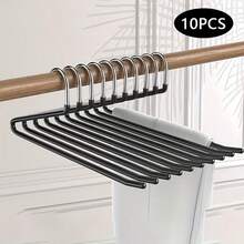 Bộ 10/20 móc treo quần hình con ngỗng, dụng cụ sắp xếp tủ quần áo tiết kiệm không gian, móc treo quần bằng kim loại kiểu mở, kẹp quần chống trượt dùng được cho cả nam và nữ, món quà lý tưởng. - Nhiều màu - Xem 1