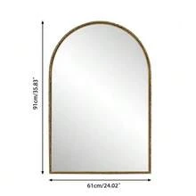 Wall-Mounted Vanity Mirrors - Gold - View 2