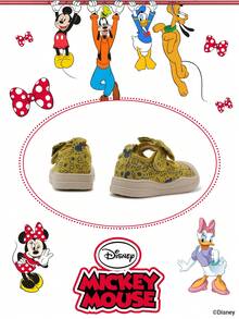 Disney 米奇官方授权联名款 | 一双儿童运动鞋，适合日常、节日、运动和户外活动穿着。穿着舒适贴合脚型，防滑、耐磨、透气。（男童运动鞋、男童板鞋、儿童运动鞋、女童运动鞋、女童板鞋） - 綠色 - 查看 3