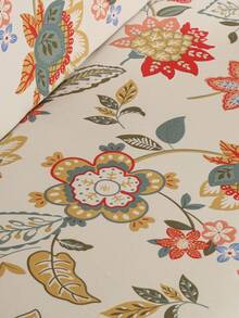 1件几何图案裙式沙发床罩（无扶手），聚酯纤维材质，四季皆宜，简约现代 - 米色 - 查看 8