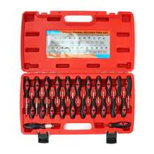 Kit de herramientas universales de 23 piezas para la extracción de terminales de arneses de cableado automotriz, extractor de pines de conectores y kit de herramientas de extracción - Rojo - Ver 5