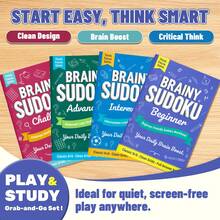 Sách Sudoku, được thiết kế để rèn luyện tư duy logic và sự tập trung, với các câu đố phong phú và đa dạng giúp duy trì hứng thú giải trí, phù hợp cho giải trí hàng ngày và luyện tập trí não. - Sách luyện tập Sudoku - 40 - Xem 3